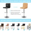 Bifaunvogel Bar Stool Cover with Back Waterproof Dining Room Square