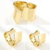 PIPITREE Gold Cuff Bangle Bracelets For Women,Trendy Cuff Open Wide