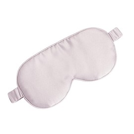 Bella Sleep + Spa Silk Eye Mask with Elastic Strap Blackout Sleep Mask, One-Size, Ash Lilac