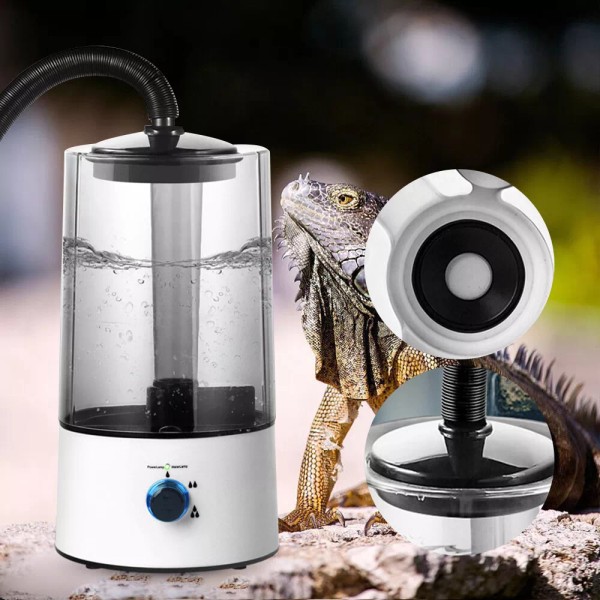 Reptile Fogger Terrariums Humidifier Fog Machine with 4L Tank &