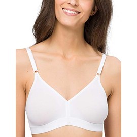 BeeDees Microfun N Women's Soft Bra, White, 95B