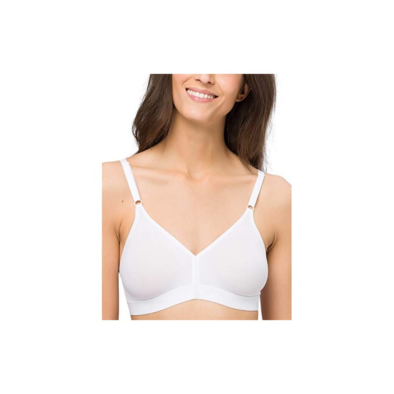 BeeDees Microfun N Women's Soft Bra, White, 95B