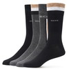 BOSS Men's Four Pack Iconic Logo Dress Sock Gift Set,