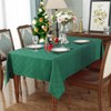 SASTYBALE Christmas Tablecloths Rectangular, Jacquard Xmas Table Cloth with Geometric