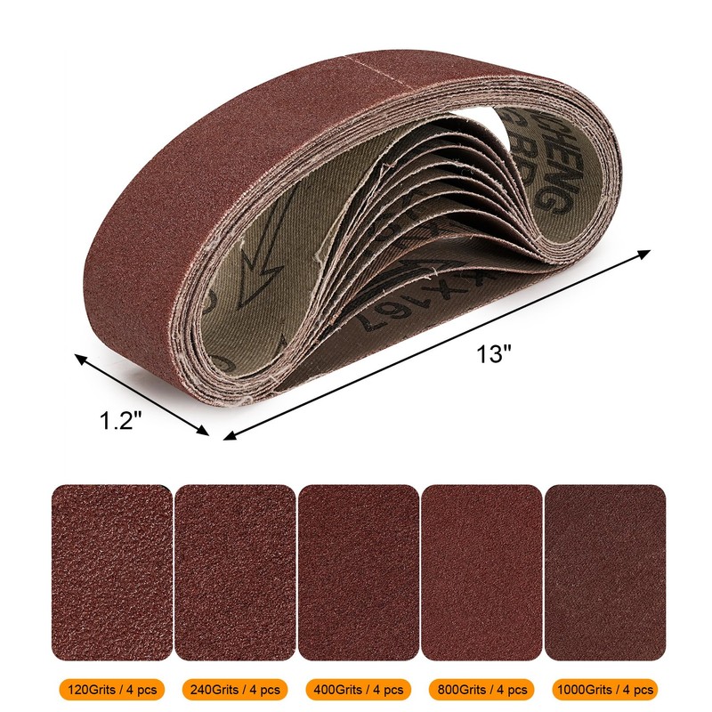 Sbestily 20 Pack 1.2" x 13" Replacement Knife Sharpener Sanding