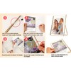 Silver 4x 6'' Floating Frame Set of 2, For Photo