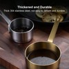 3pcs Sauce Cups Stainless Steel Sauce Dish with Handle for