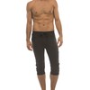 4-rth Cuffed Yoga Pant (M, Black w/Black Piping)