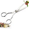 Baluue Professional Hair Scissors 6in Double Tooth Hairdressing Shears Styling