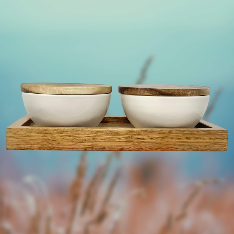 Rae Dunn By Magenta 3 Piece PINCH DASH Ceramic LL