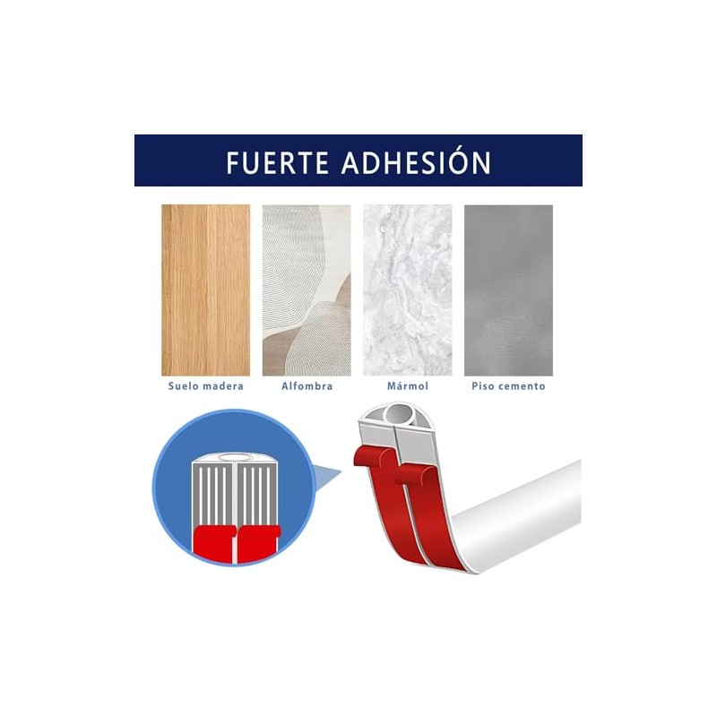canaletas para Cables Pared, canaleta Flexible para Cable de Suelo,Protector