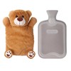 HomeTop Premium Classic Rubber Hot or Cold Water Bottle with