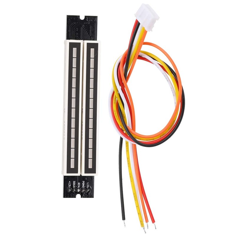 DIY Dual 12 Level Stereo Display, Level Display, Audio Spectrum