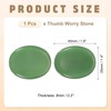 PATIKIL Thumb Worry Stone for Anxiety, Natural Oval Crystal Stone,