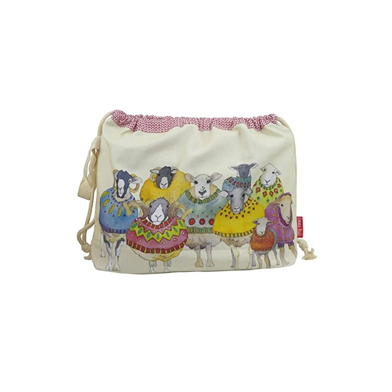 Emma Ball Drawstring Bag Sheep In Sweaters Size 39cm X