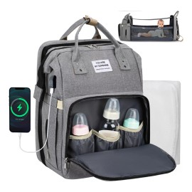 Lostrain Mochila Para Pañales Mochila Bebés Plegable Gran Capacidad