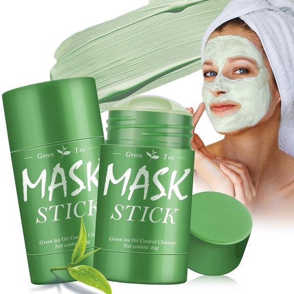 Pack of 2 Green Tea Purifying Mask Stick, Green Tea