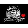 Imagnt Studio Spoiled Trucker's Wife Decal, Bumper Sticker (12 x