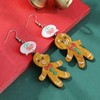 Christmas Earrings for Women Gingerbread Earrings Holiday Dangle Earrings Christmas