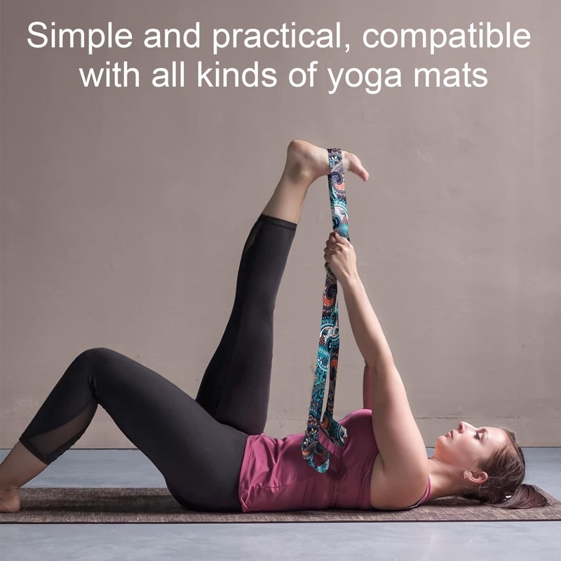 Yoga Mat Strap - Adjustable Durable Yoga Mat Carrier &