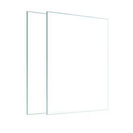 Egofine 8x10 Heat-Strengthened Glass Replacement for Picture Frame (Crystal Clear, 2 Pack), Replacement Glass for 8 by 10 Photo Frame, Semi-Tempered Glass Cover Sheet