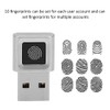Jectse USB fingerprint reader, PC fingerprint reader, USB fingerprint key