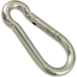 Himejiya SS-10 Stainless Steel Spring Hook S #10 (Nominal 0.4 inches (10 mm)