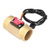 Water Flow Sensor Meter Flowmeter 1.3in Brass Male Thread for