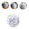Ipetboom 1 Set Ceramic Salt Jar Kitchen Spice Container with