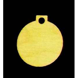 Derwent Laser Crafts Mini Bauble Shaped Wooden 30mm Gift Tags/Xmas decoration Pack of 10 shapes