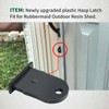 Newly Upgraded Plastic Hasp Latch Fit for Rubbermaid Outdoor Resin