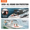 VEVOR 4 Bow / 3 Bow Bimini Tops, Detachable Mesh