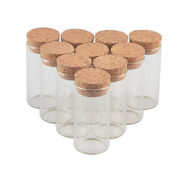 TAI DIAN 30x60mm 25ml Glass Vials Jars Test Tube With