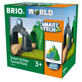 BRIO Bahn 33935 - Smart Tech Action Tunnels Geschwindigkeit