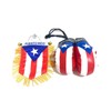 Puerto Rico window hanging car flag and boxing glove set