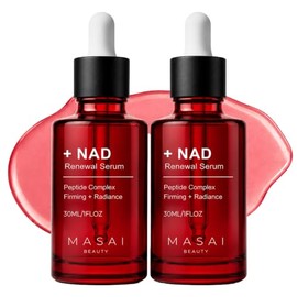 NAD+ Firming Serum, Pack of 2, Collagen & Peptides Facial Serum, Helps Reduce the Appearance of Fine Lines & Wrinkles, Helps Improve Skin Elasticity, 