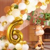 6th Birthday Boy Girl 6 Year Jungle Birthday Decoration Forest