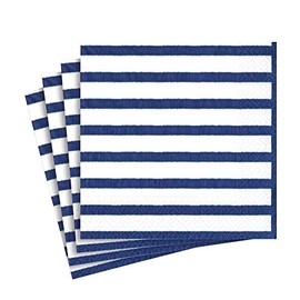 Entertaining with Caspari 20-Pack Bretagne Luncheon Napkins, Blue