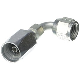 Gates 4C5-4RFJSX90 Field Attachable for C5C, C5D and C5M Hose, Dual Seat Female JIC 37/SAE 45 Flare Swivel, 90 Bent Tube, Steel, 3/16" ID