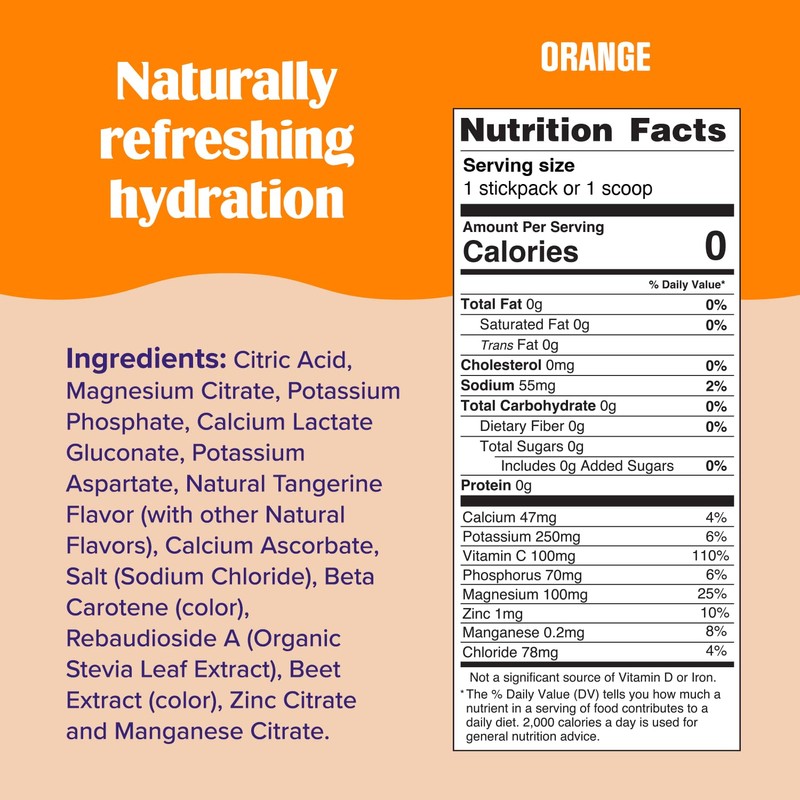 Ultima Replenisher Ultima Replenisher Daily Electrolyte Powder Drink Mix Orange,