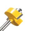 Yakamoz 1/4 Inch Shank Rabbet Router Bit with 6 Bearings