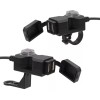 PopBabies Cargador Moto Doble Usb 2.1a Celular Gps Adaptable Universal
