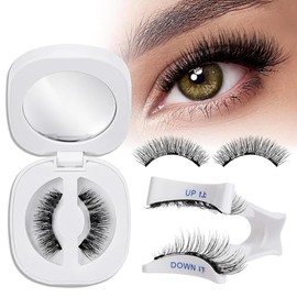 Pestañas Magnéticas riutilizzabili con applicatore, Pestañas Postizas Magneticas de larga duración, Aspecto de Naturales, No requiere pegamento, fácil de colocar (L03, Pestañas Magnéticas)