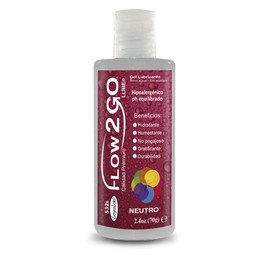 Flow2GO Lube 1F2  Gel Lubricante Premium Base Agua. Botella. 70 g (Neutro)  Frmula Base Agua  Premium Quality For EveryBody                           