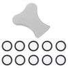 CENPEK 10 x Converter Discs for Dimplex Electric Fire Wall