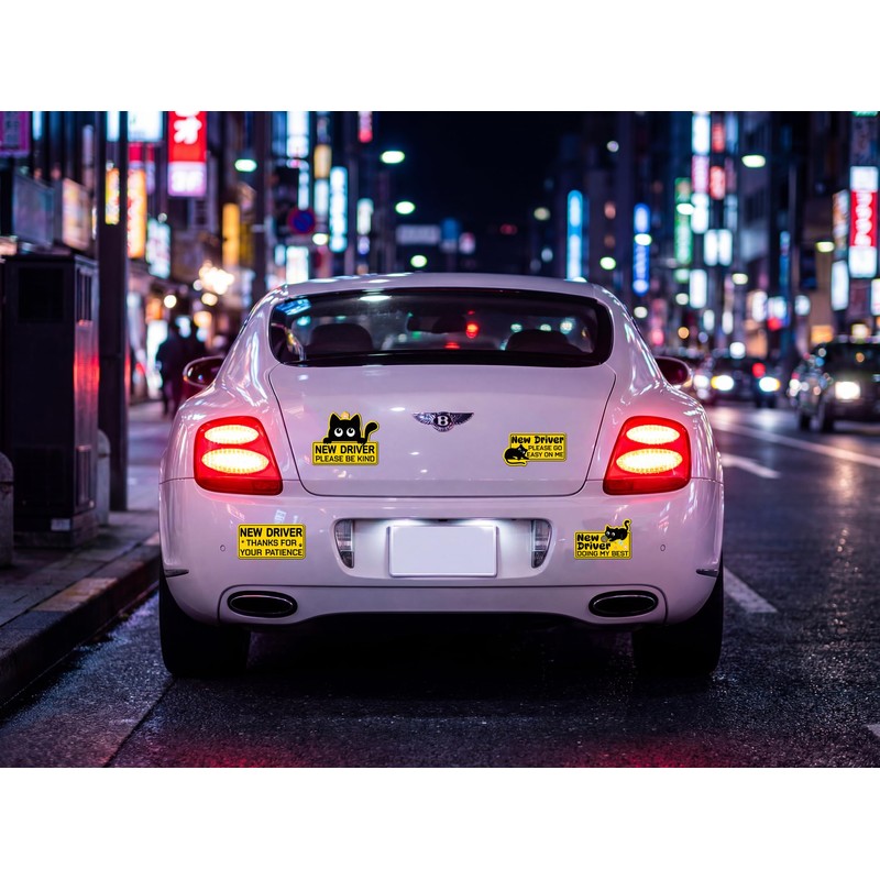 10 Pcs New Student Driver Car Magnet - Magnetic Bumper