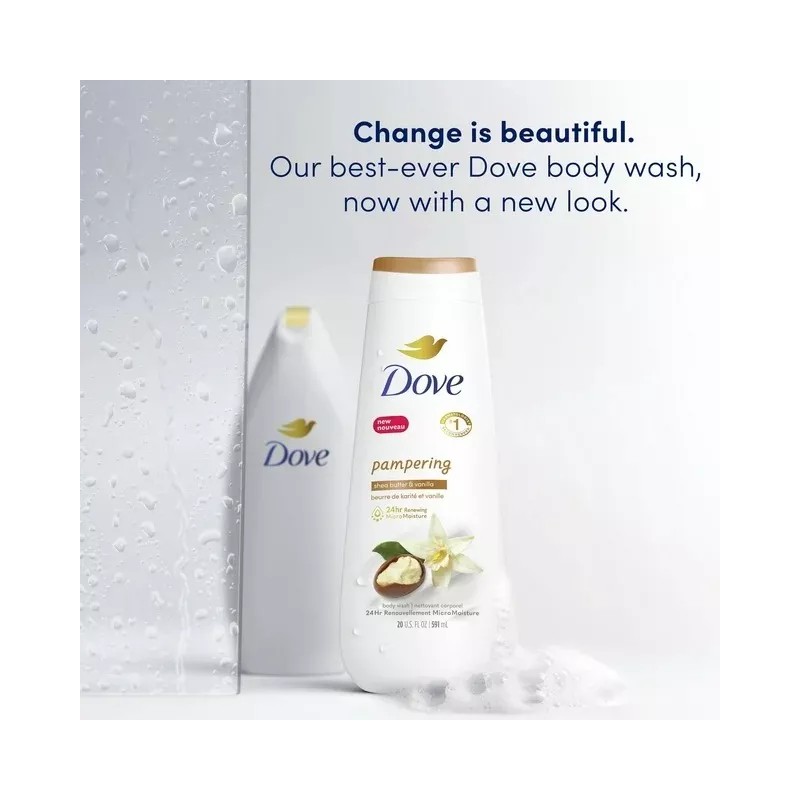 Dove Pampering Body Wash - Shea Butter & Vanilla 591