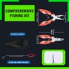 supregear Mini Fishing Pliers, Multi-Function Stainless Steel Tools with Split