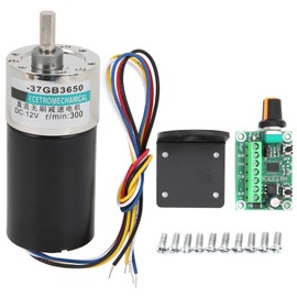 DC Brushless Motor with Bracket Governor Speed Reducer CW/CCW 12V for Micro Machinery300rpm/min