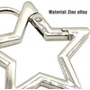 Pack of 2 Star Carabiner Clip, Star Shape Key Ring,